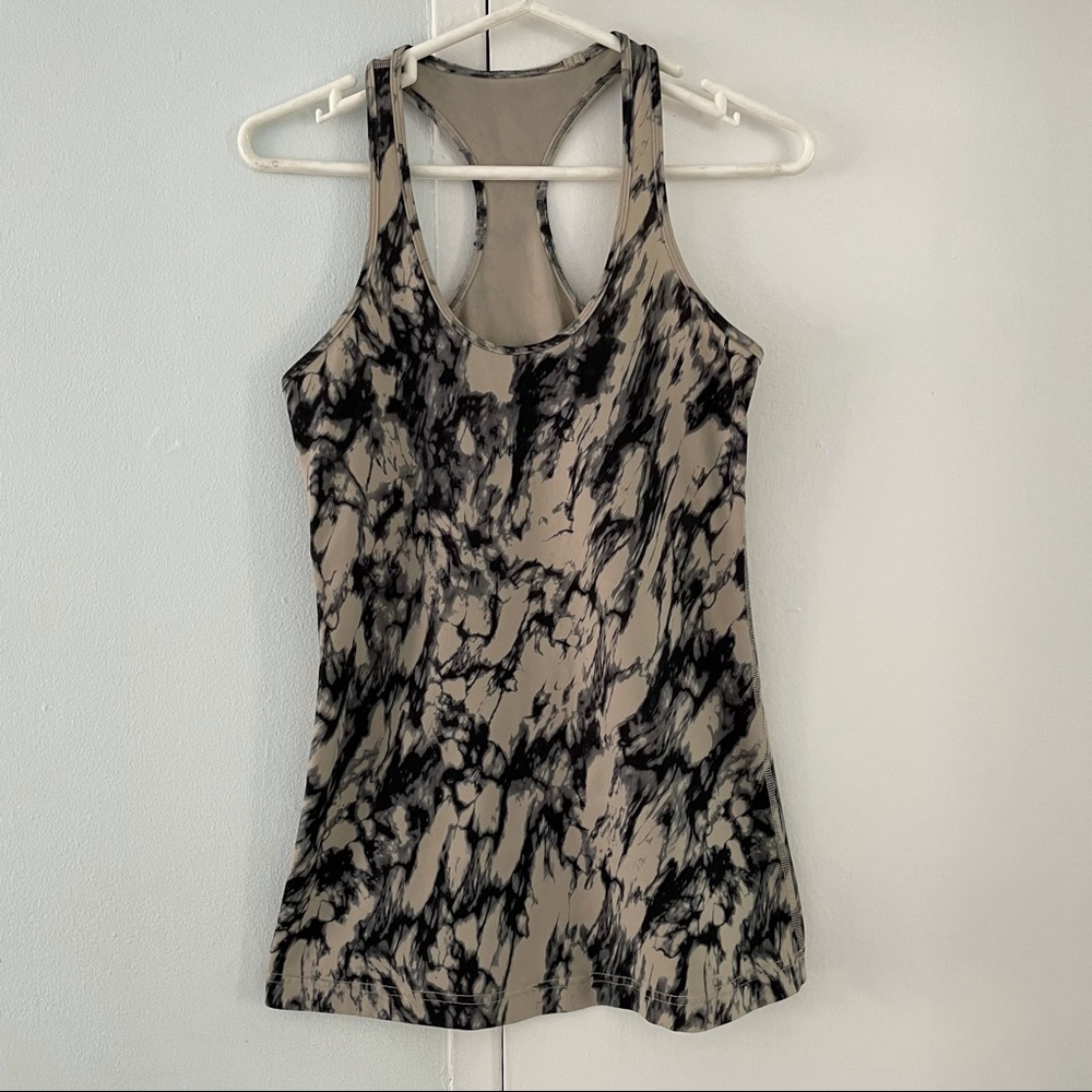 LULULEMON racer back marble print tank top 8 - Picture 3 of 7